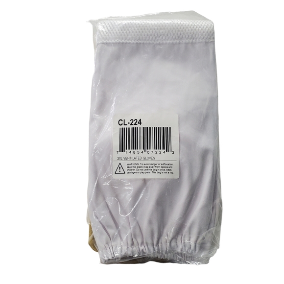 NEW Professional Beekeeping Ventilated Gloves Leather With Long Sleeves Size 2XL - Picture 3 of 9